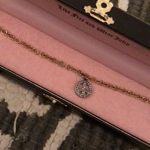 Juicy Couture Peace Charm Bracelet